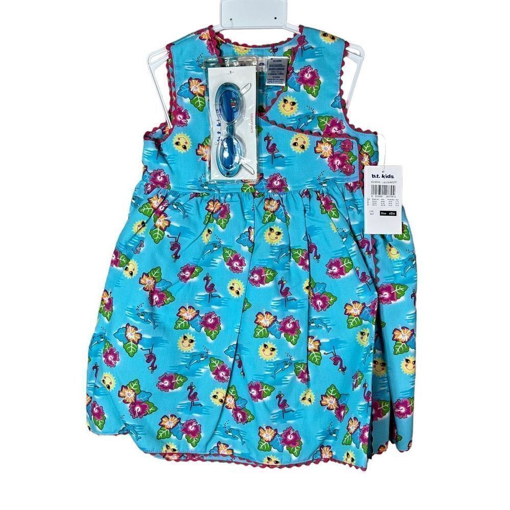 Vintage B.T. Kids Flower Print Dress
